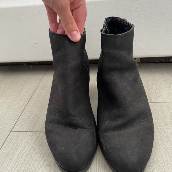 ALDO Gold Hardware Ankle Booties - Picture 2 of 4